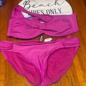 BECCA Women's Pink Bikini Set